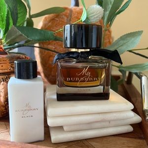 My Burberry black perfume and lotion set